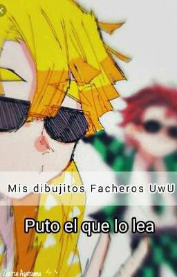 Mis dibujitos más facheros UwU ✨ (Portada épica xD, No la dibuje yo :V)