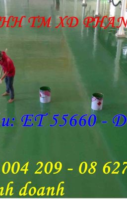 Mua sơn sàn EPOXY KCC dành cho nền nhà xưỡng giá rẻ