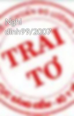 Nghi dinh99/2007