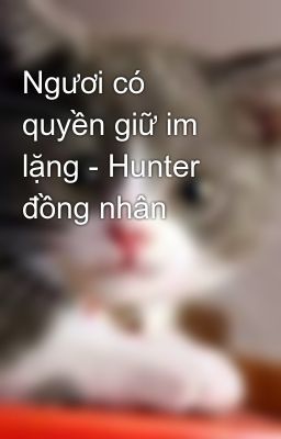 Ngươi có quyền giữ im lặng - Hunter đồng nhân