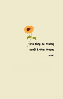 như từng có thương người không thương mình ...