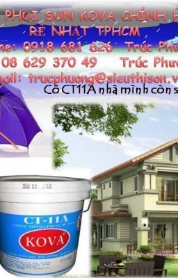 NƠI BÁN SƠN KOVA CT11A GIÁ RẺ - CHỐNG THẤM KOVA CT11A GIÁ RẺ NHẤT CHO SÂN THƯỢNG