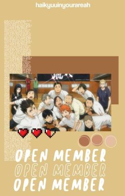 ❝ open member. [closed!]