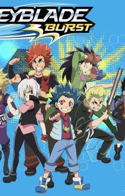 Personaje y lector de Beyblade burst