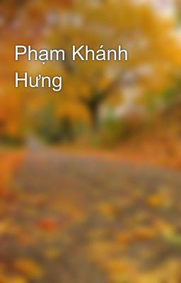 Phạm Khánh Hưng