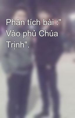 Phân tích bài :