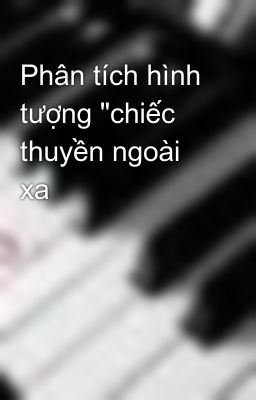 Phân tích hình tượng 