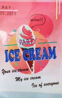 poster party icream