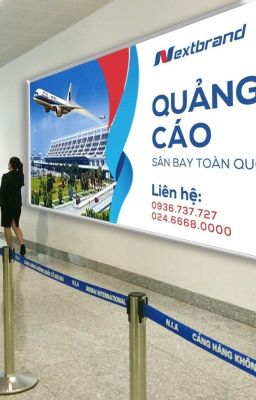 Quảng cáo sân bay quốc tế Nội Bài