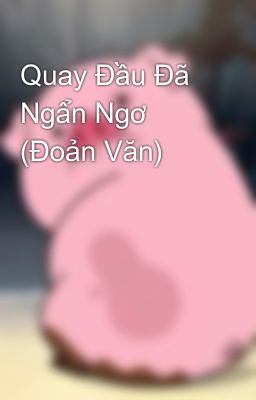 Quay Đầu Đã Ngẩn Ngơ (Đoản Văn)