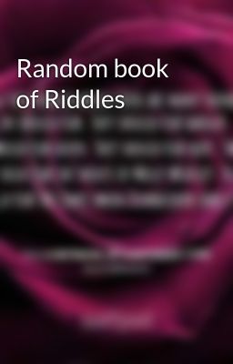 Random book of Riddles