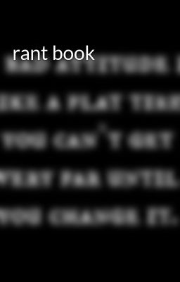 rant book