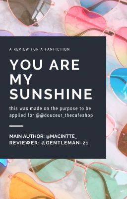 review| yoonseok| you are my sunshine