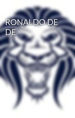 RONALDO DE DE