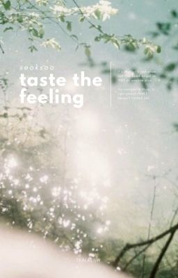 seoksoo; taste the feeling