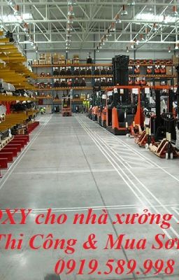Sơn epoxy cho nhà xưởng, bệnh viện, nhà máy giá rẻ nhất Hà Nội.
