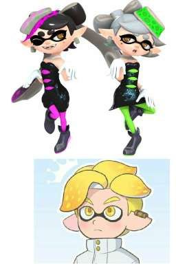 Squid Sisters x Male Inkling Oc