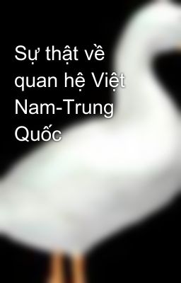 Sự thật về quan hệ Việt Nam-Trung Quốc