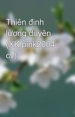 Thiên định lương duyên (XK pink2004 cv)