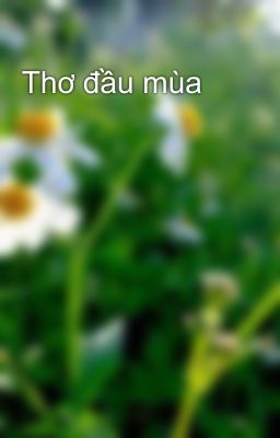 Thơ đầu mùa