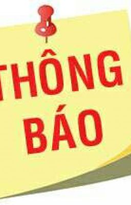 Thông báo thời jan đăng chuyện!