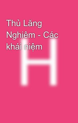 Thủ Lăng Nghiêm - Các khái niệm