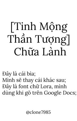 [Tinh Mộng Thần Tượng] Chữa Lành