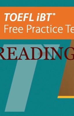 Toefl iBT' free reading practice test