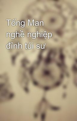 Tống Mạn nghề nghiệp đỉnh túi sư