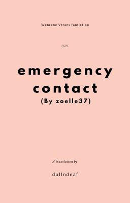 [trans] [fin] wenrene // emergency contact
