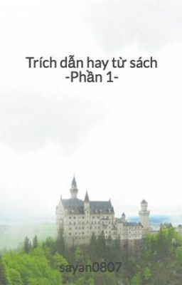 Trích dẫn hay từ sách           -Phần 1-