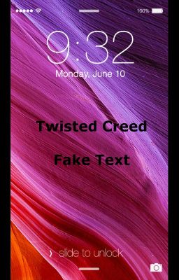 Twisted Creed - Fake Text