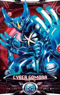 Ultraman X x RWBY - Cyber Gomora Reader x Ruby Rose