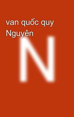 van quốc quy Nguyên