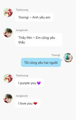 [ Vkookga ] Message between Taehyung , Jungkook and Yoongi