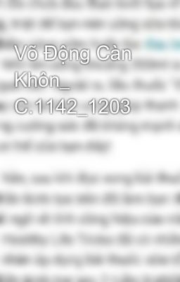 Võ Động Càn Khôn_ C.1142_1203